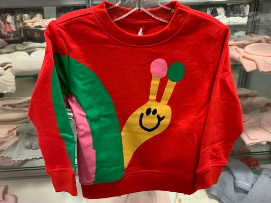Stella McCartney Baby Girl Snail Print Sweatshirt
