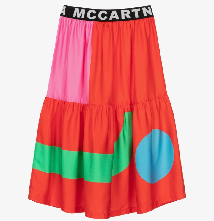 Stella McCartney Color Block Skirt