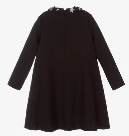 IL Gufo Paneled Dress w/ Star Applique Collar