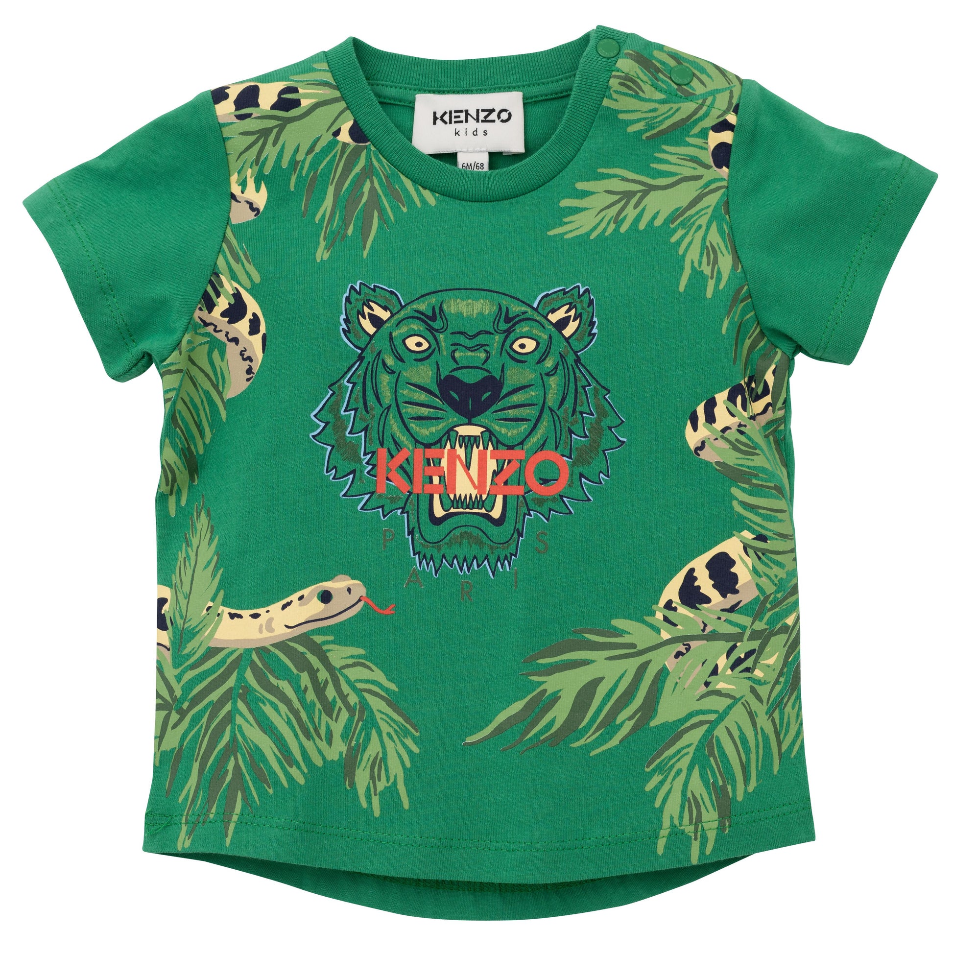 Tiger Kenzo Boys T Shirt KENZO KIDS Baby Boys Tiger T-Shirt In