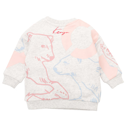 Kenzo Baby Girls Tiger  Sweatshirt