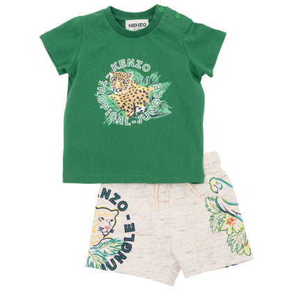 Kenzo Baby Boys Tiger T-Shirt & Shorts Set
