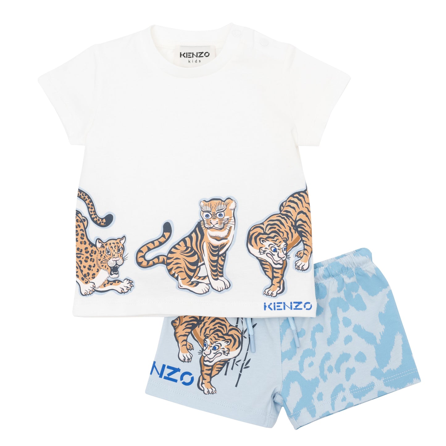 Kenzo Baby Boys Tigers T-Shirt & Shorts Set
