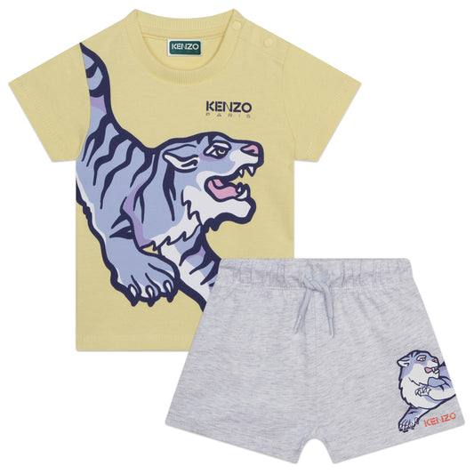 Kenzo SS Tiger T-shirt & Shorts Outfit