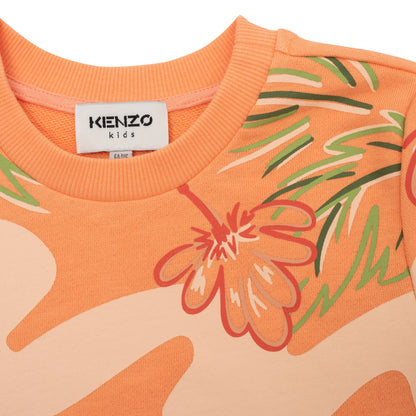 Kenzo Girls Allover Jungle Tiger Dress