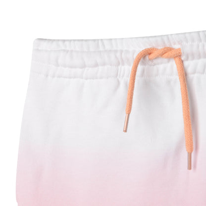 Kenzo Long Gradient Print Skirt w/ Bottom Embroidered Logo