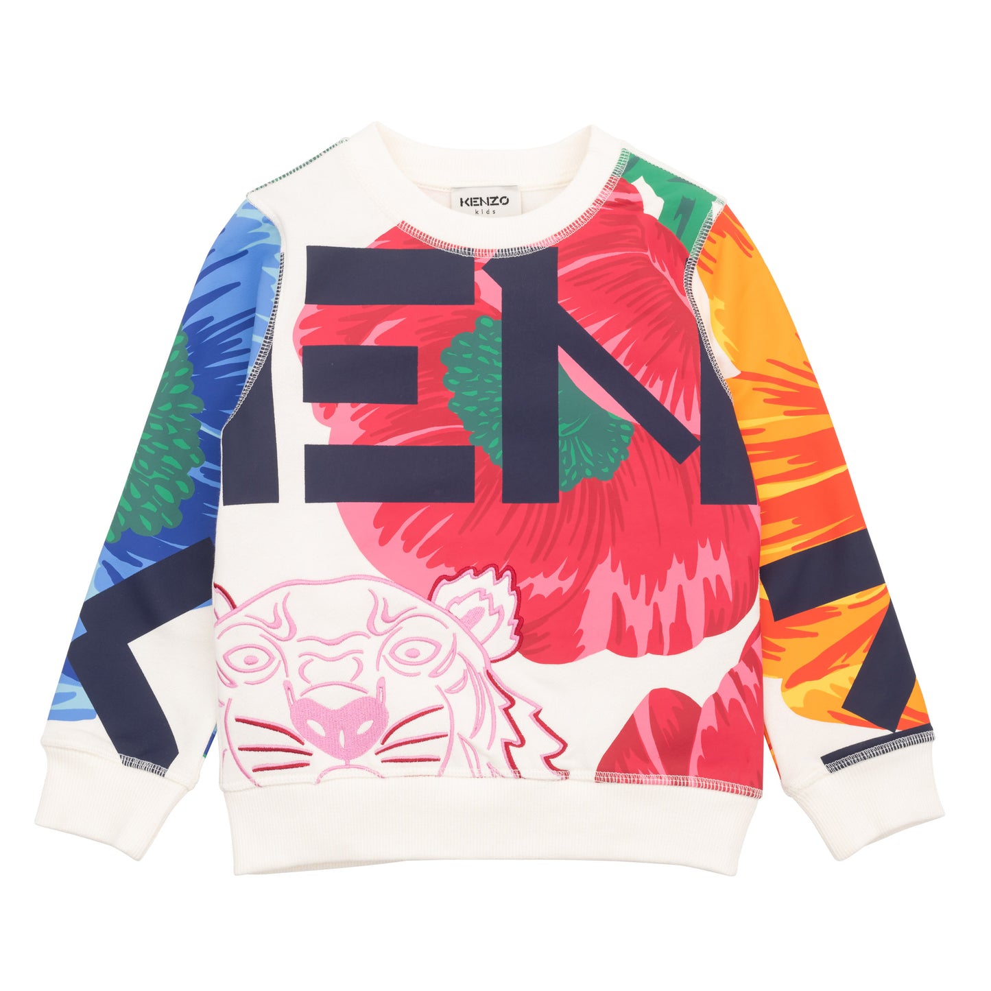 Kenzo Girls Floral Print Pullover