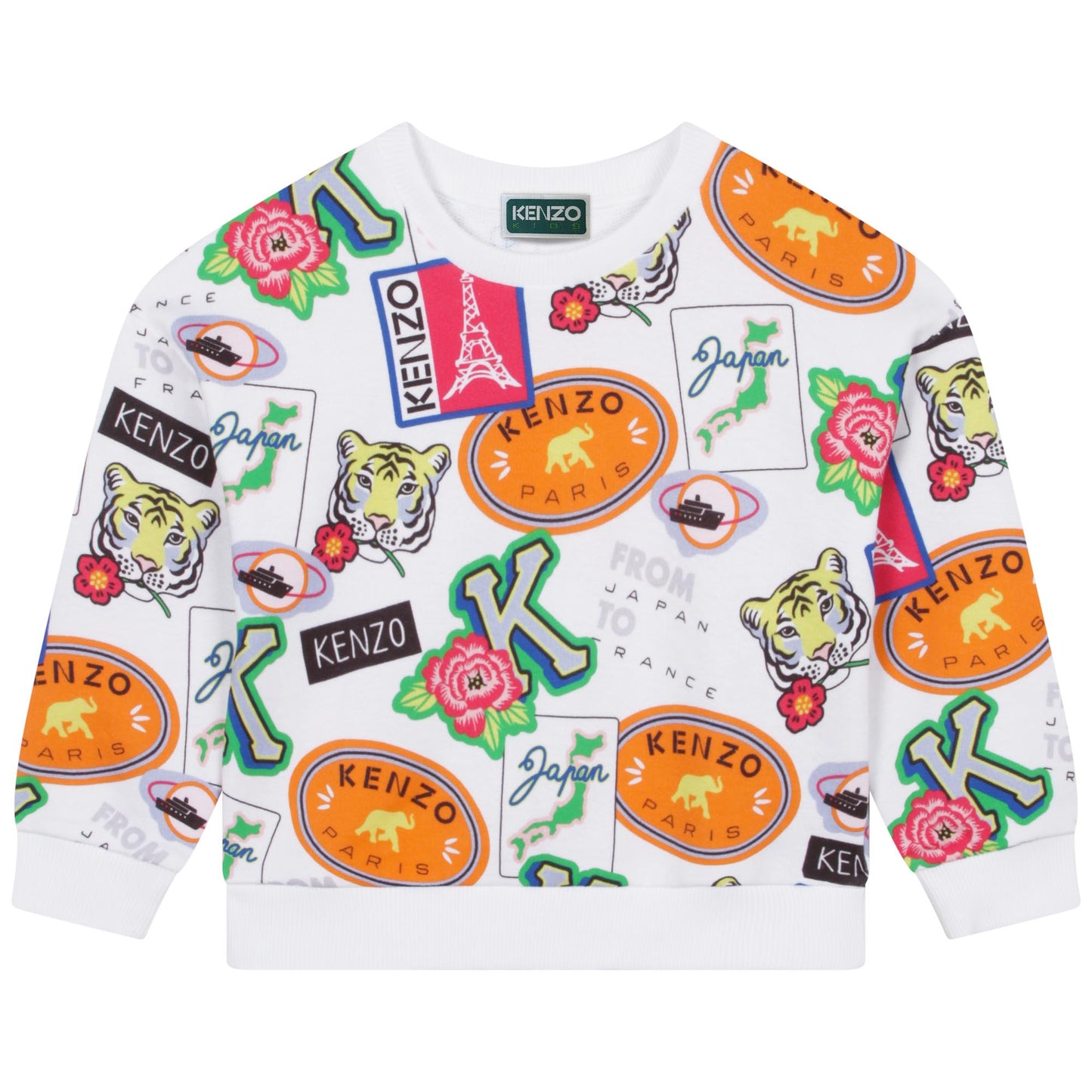Kenzo Multi Logo Print Sweatshirt