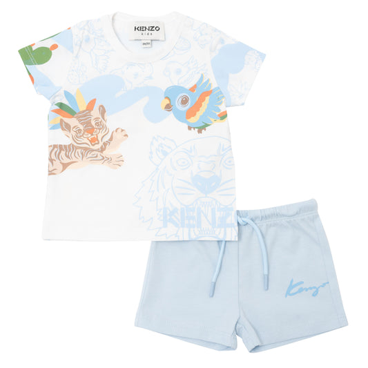 Kenzo Baby Boys Printed T-Shirt & Shorts Set