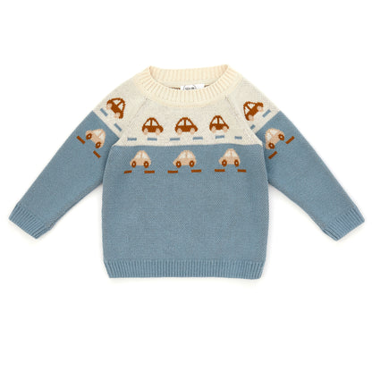 Tun Tun Baby Cars Sweater Set