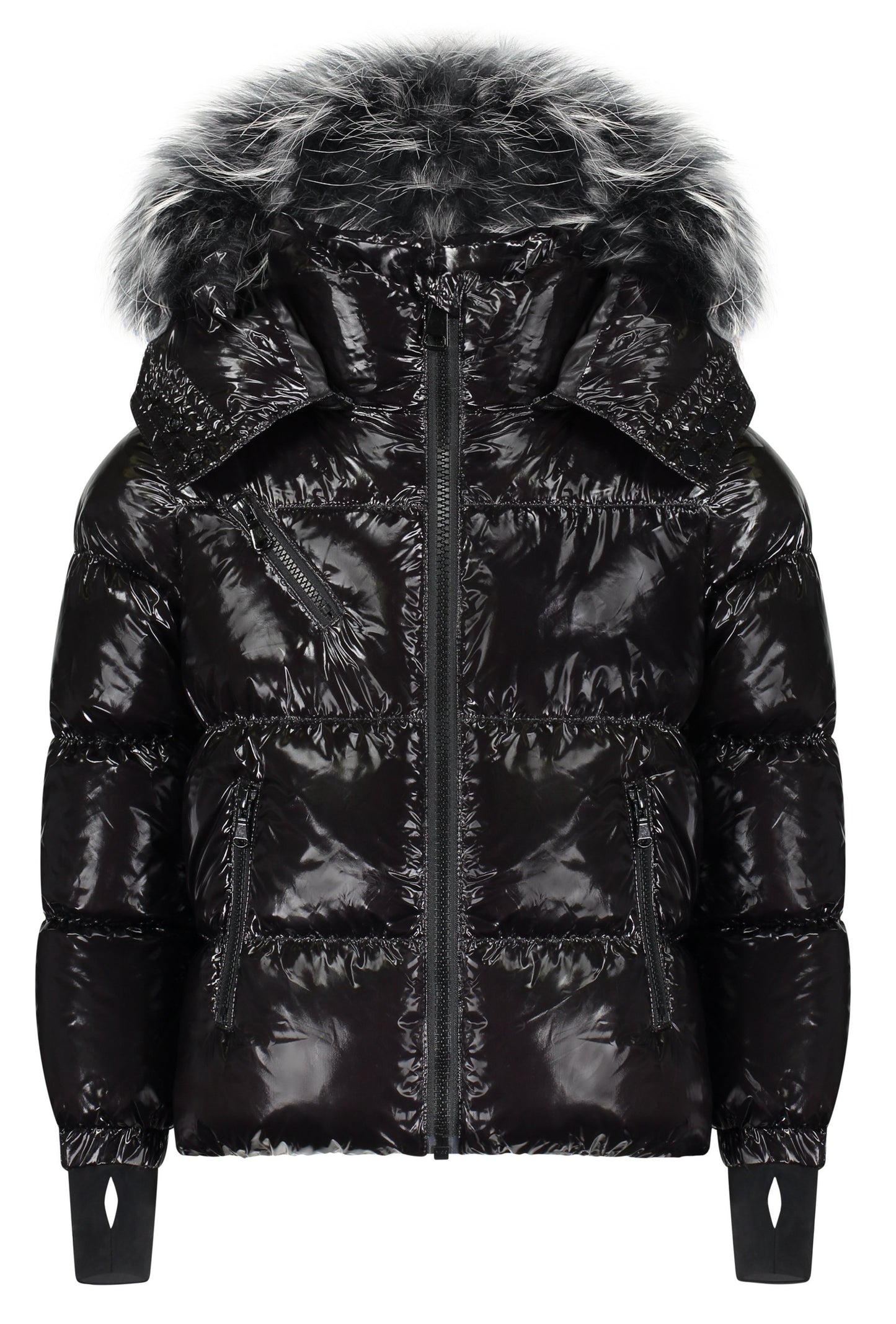 Scotch Bonnet Girls Jacket with Tipped Fur