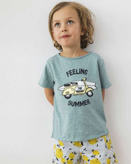 Buho SS Summer T-Shirt w/ Moped Graphic