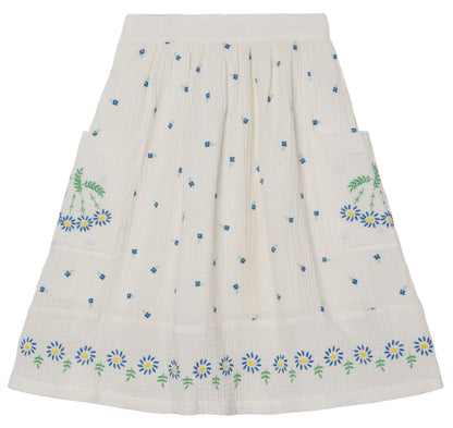 Stella McCartney Tiny Flowers Gauzy Skirt