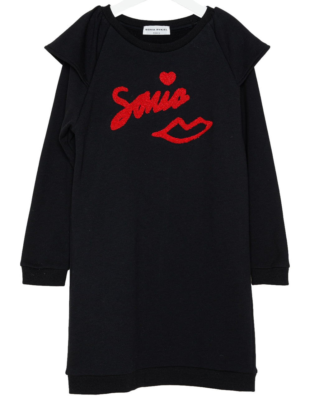 Sonia Rykiel Love Lip Logo Sweatshirt Dress