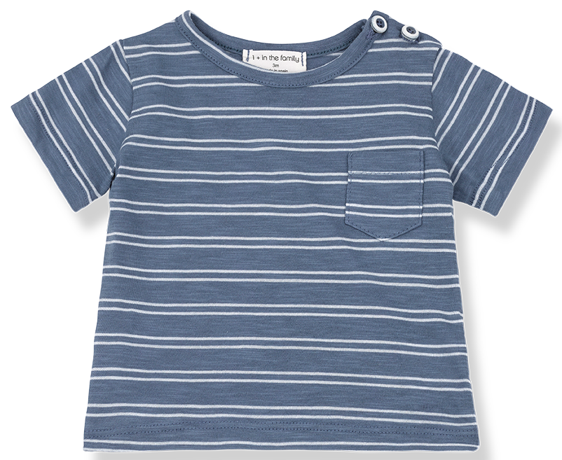 One + In the Family Luca Striped Tee Shirt