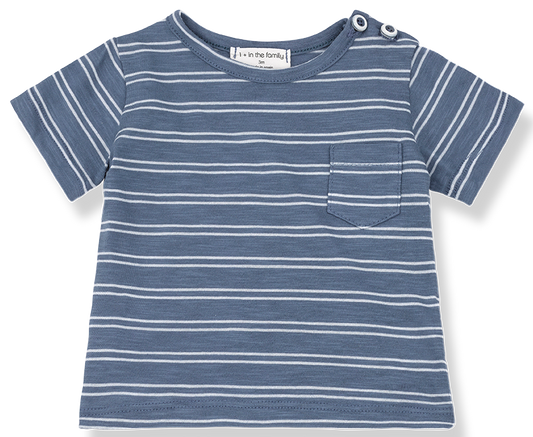 One + In the Family Luca Striped Tee Shirt