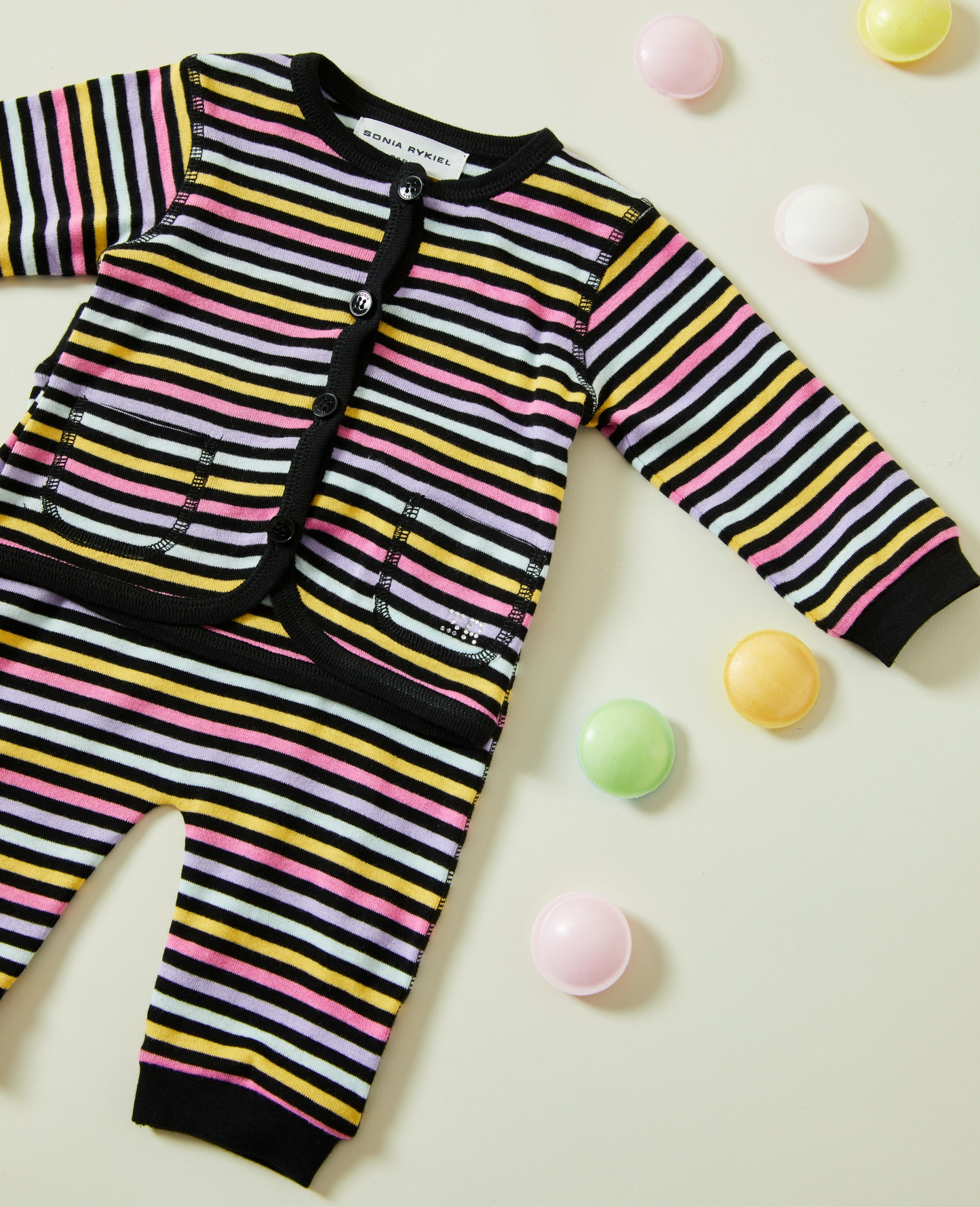 Sonia Rykiel Maget Striped Knit Set