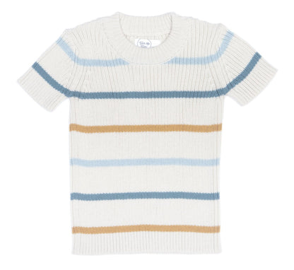 Tun Tun Baby Boy Striped Tee &  Suspender Set
