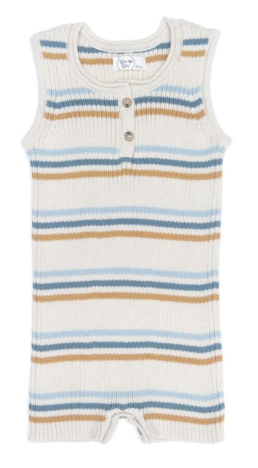 Tun Tun Baby Boy Striped Romper