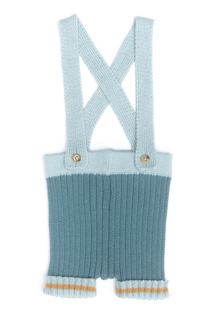 Tun Tun Baby Boy Striped Tee &  Suspender Set
