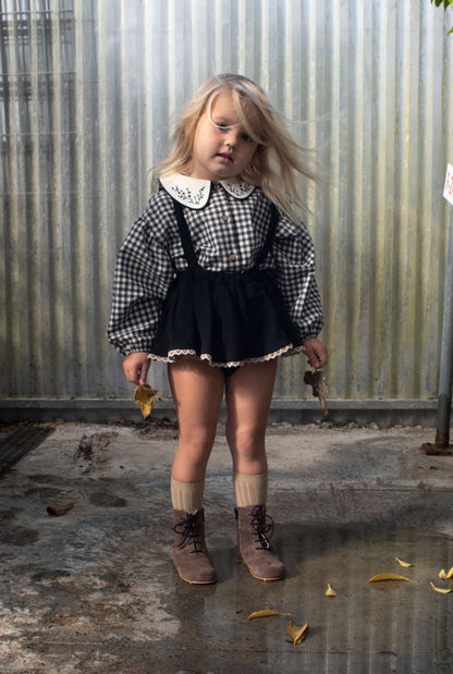 Popelin Baby Romper and Blouse Set