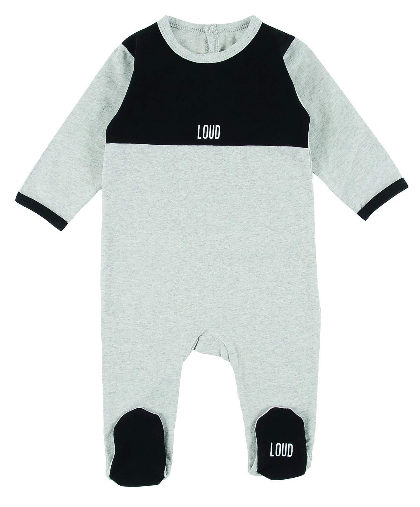 Loud Apparel Tiny 2 Tone Logo Onesie