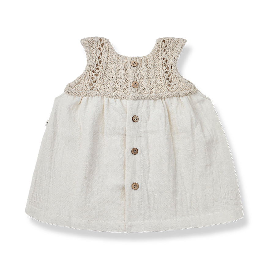 One + In the Family Neri Crochet Top Dress