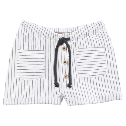 Emile et Ida 034-301B 2pc Striped Short Set