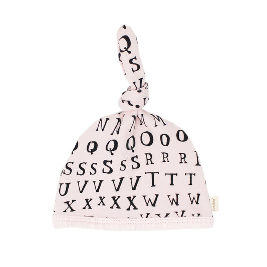 L'Oved Baby OR314 Letters Top Knot Hat