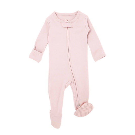 L'ovedbaby Baby Girl Zipper Footie