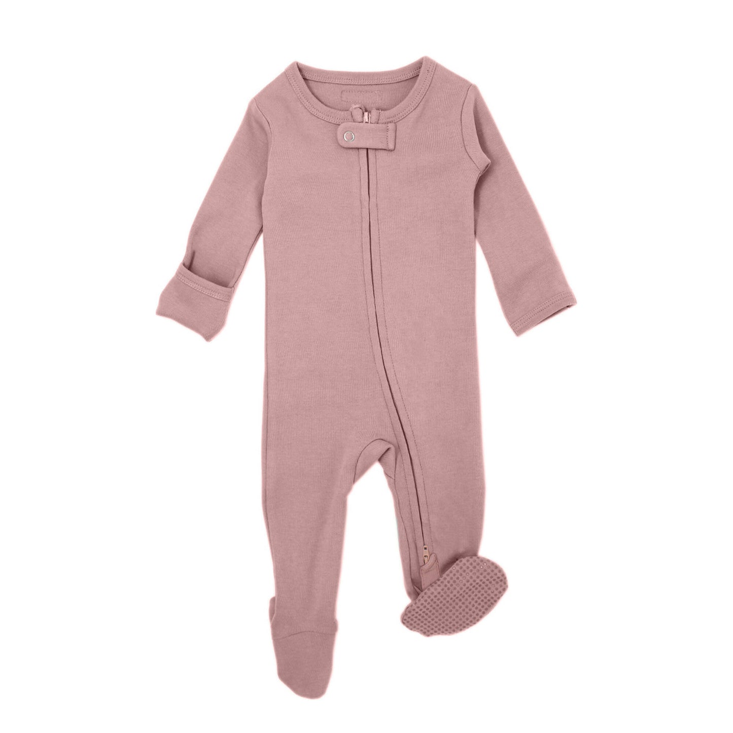 L'ovedbaby Baby Girl Zipper Footie