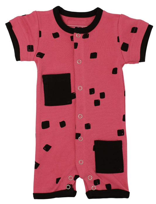 L'Oved Baby OR459 Organic Short Sleeve Romper