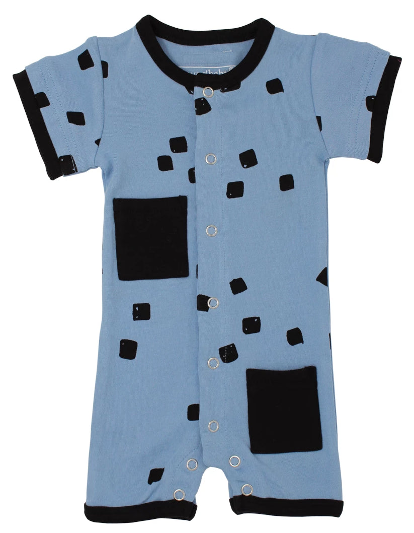 L'Oved Baby OR459 Organic Short Sleeve Romper