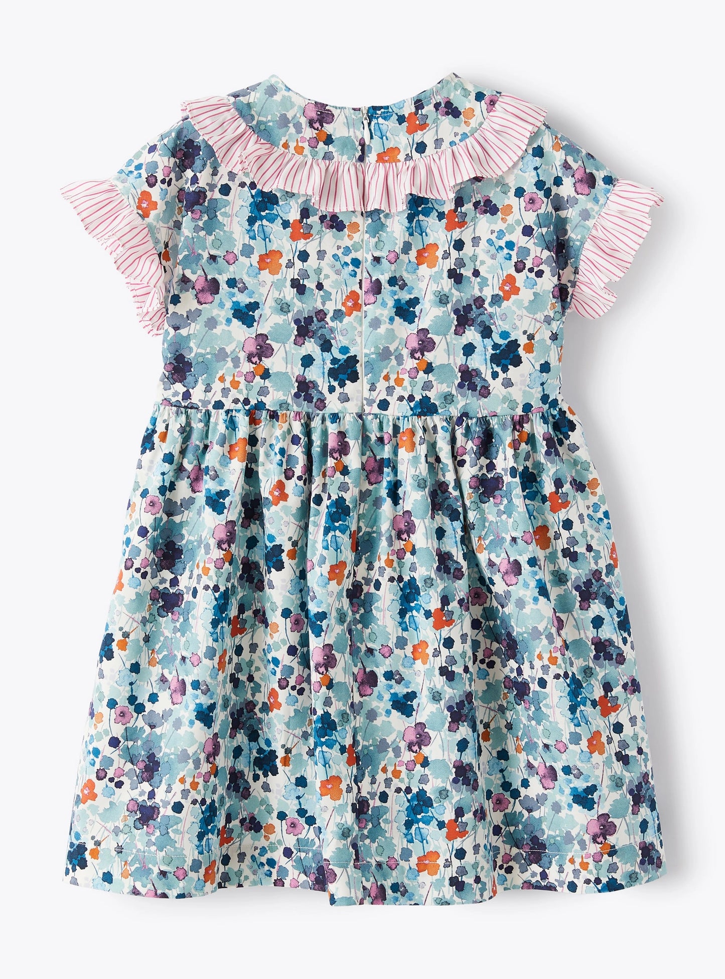 Il Gufo Aquarel Flowery Print Dress