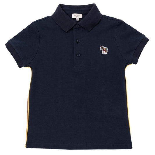 Paul Smith Junior Striped Side Short Sleeve Polo