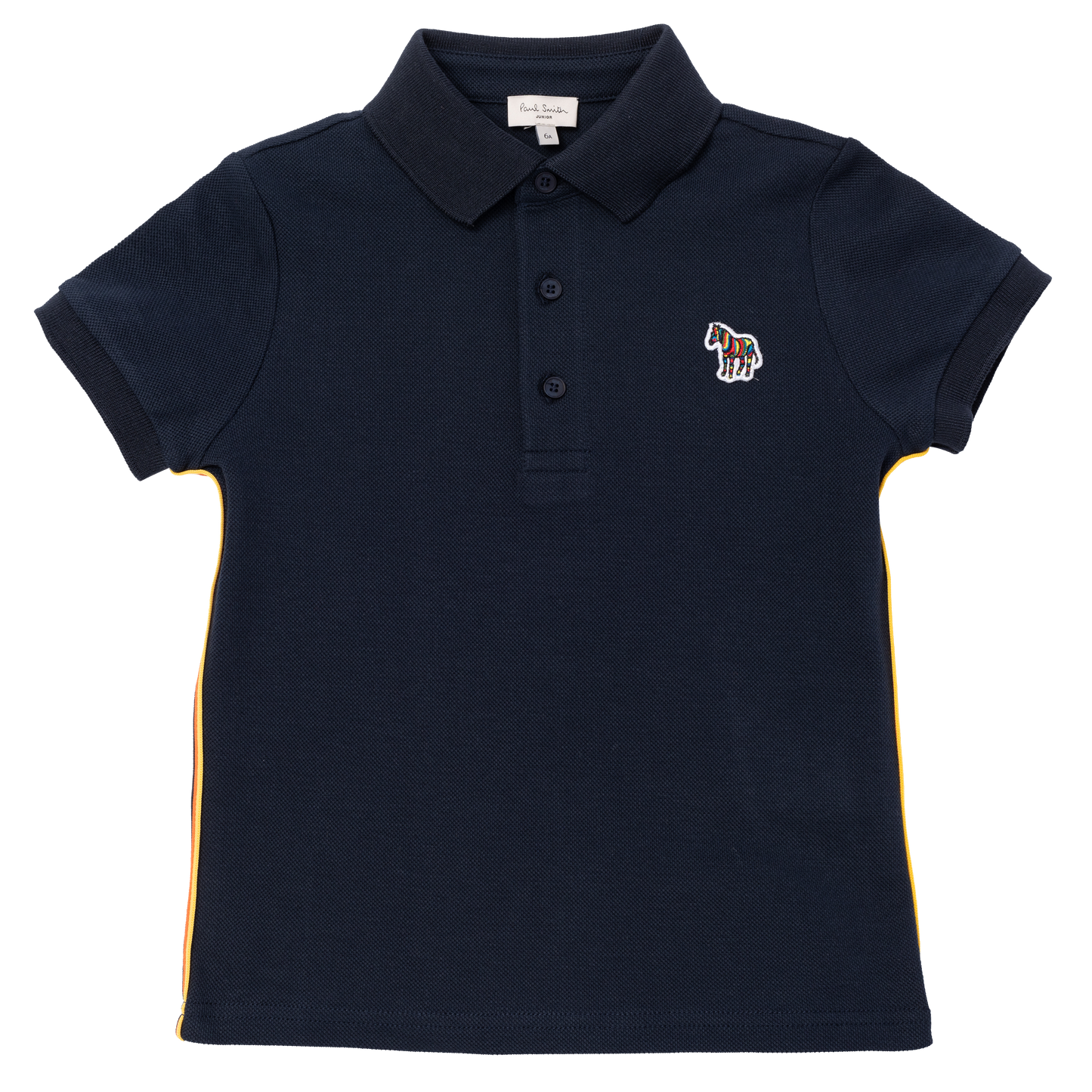 Paul Smith Junior Striped Side Short Sleeve Polo