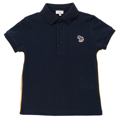 Paul Smith Junior Striped Side Short Sleeve Polo