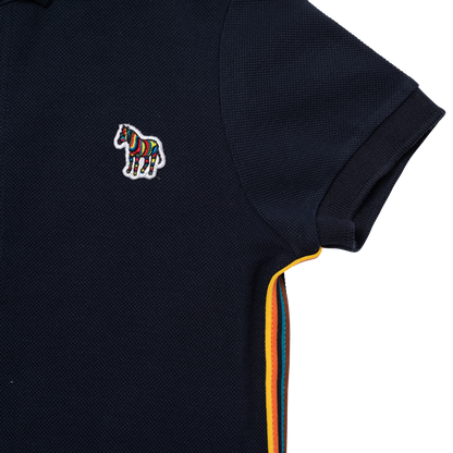 Paul Smith Junior Striped Side Short Sleeve Polo