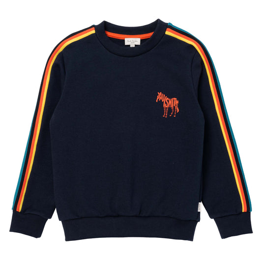 Paul Smith Junior Striped Sleeve Sweater
