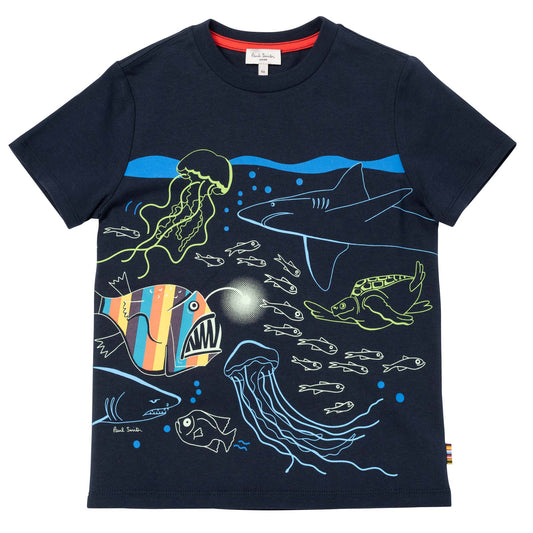 Paul Smith Junior Ocean Glow in the Dark T-Shirt