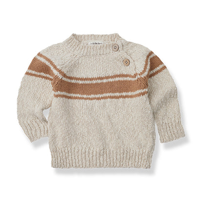 One + In the Family Pau Angel Knit Sweater & Shorts 2Pc Outfit