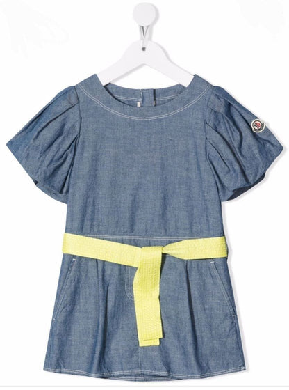 Moncler Girls Sash Dress