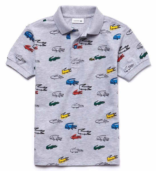 LT60Q-12-PJ2882 All Over Print Alligator Polo Shirt –