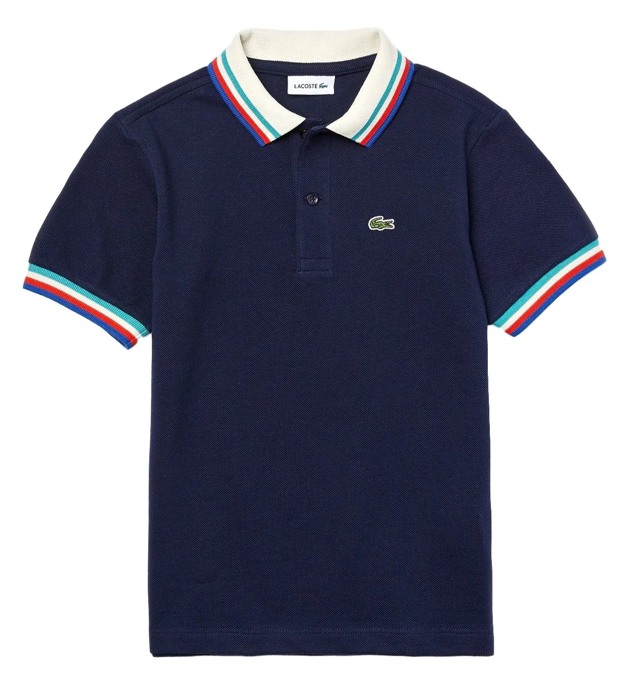 Lacoste Striped Detailing Polo