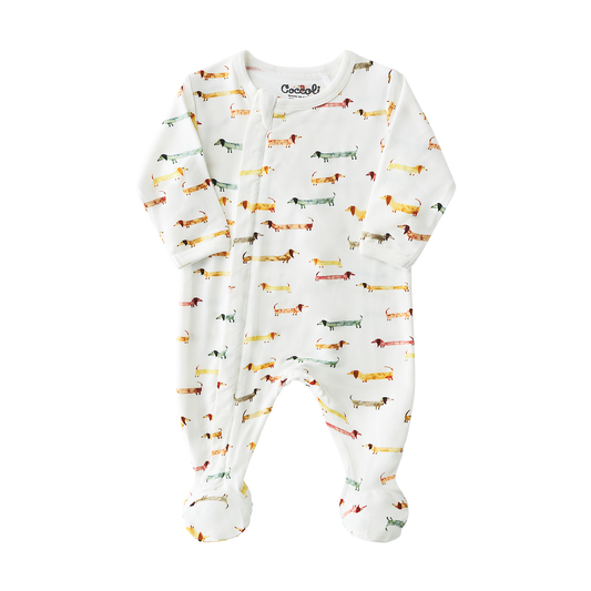 Coccoli 2Pc Zip Hot Dog Footie & Hat