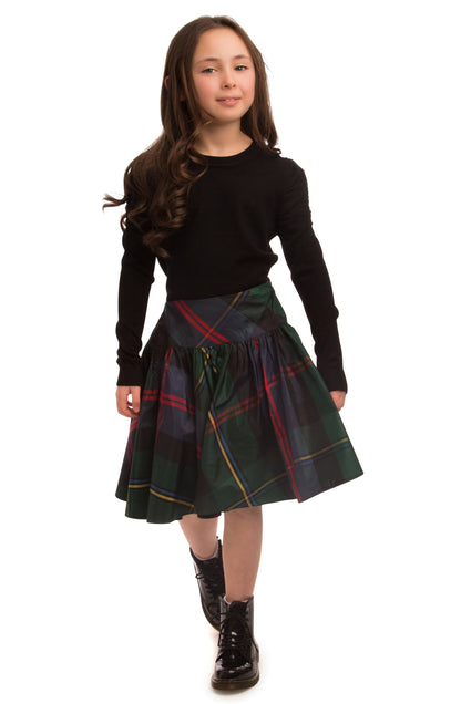 Paisley Plaid Taffeta Outfit Set
