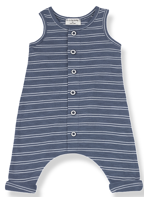 One + In the Family Piet Stripe Overall