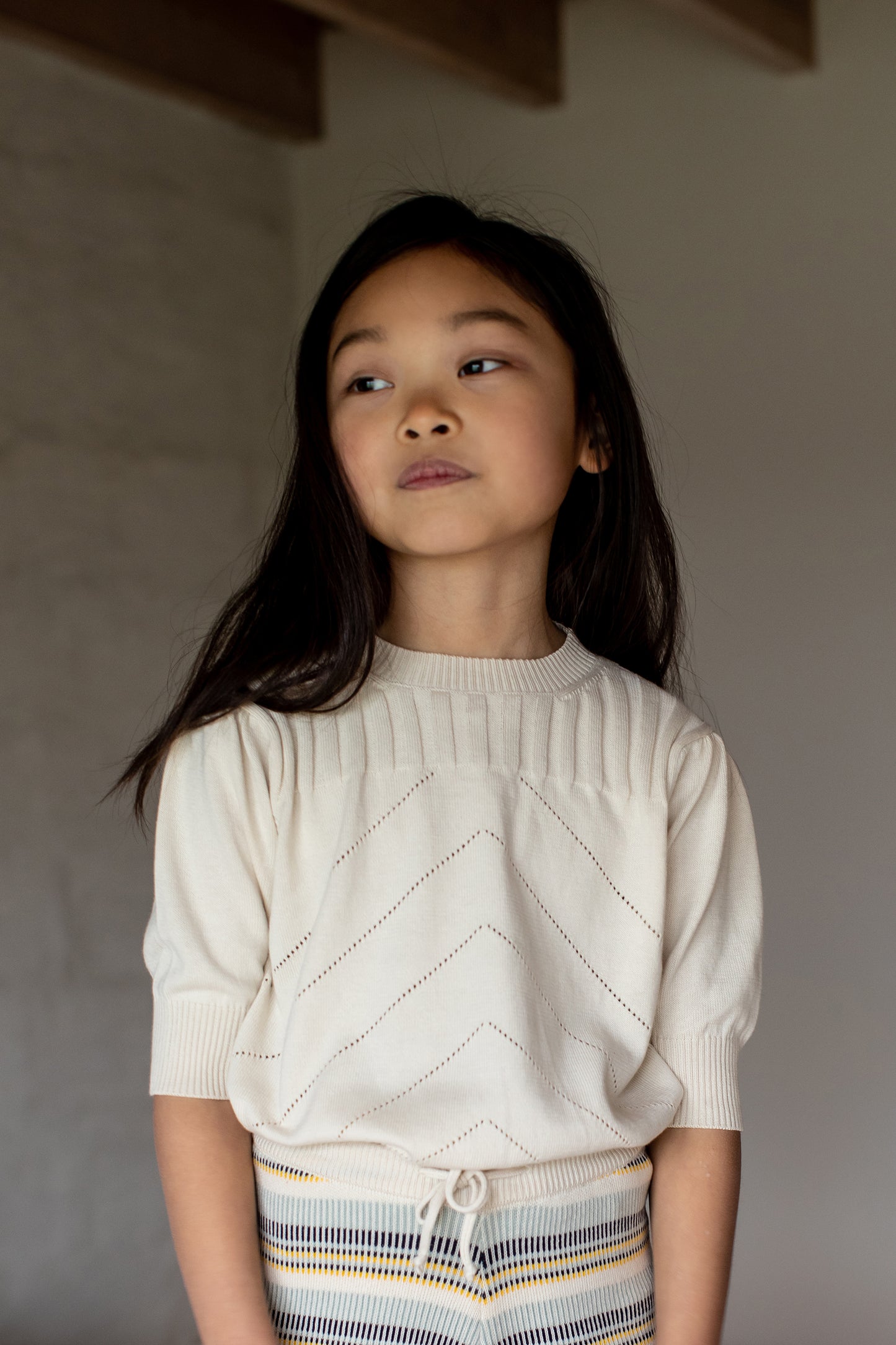 Aymara Rika Short Sleeve Sweater