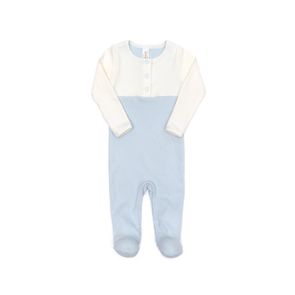 Tun Tun Baby Ribbed Henley Footie