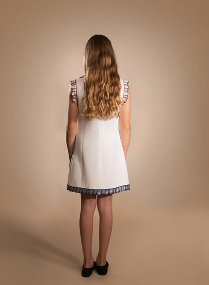 Paisley Sequin Bow Jumper